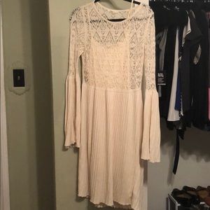 Floreat bell sleeve sweater dress